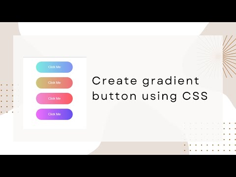 Gradient button css
