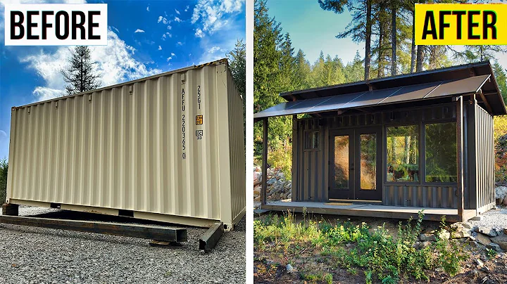 Couple Builds an Off-Grid SHIPPING CONTAINER HOME (start to finish)