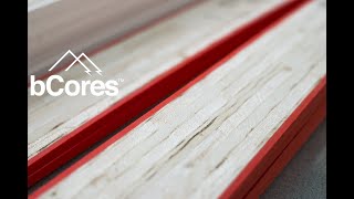 Born in the Swiss Alps, bCores are the lightest high-performance wooden ski cores.