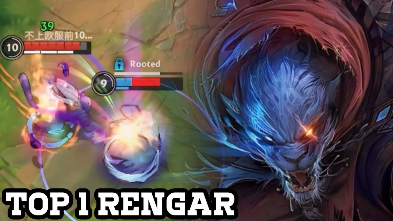 Wild rift rengar-top 1 rengar gameplay rank challnger - YouTube