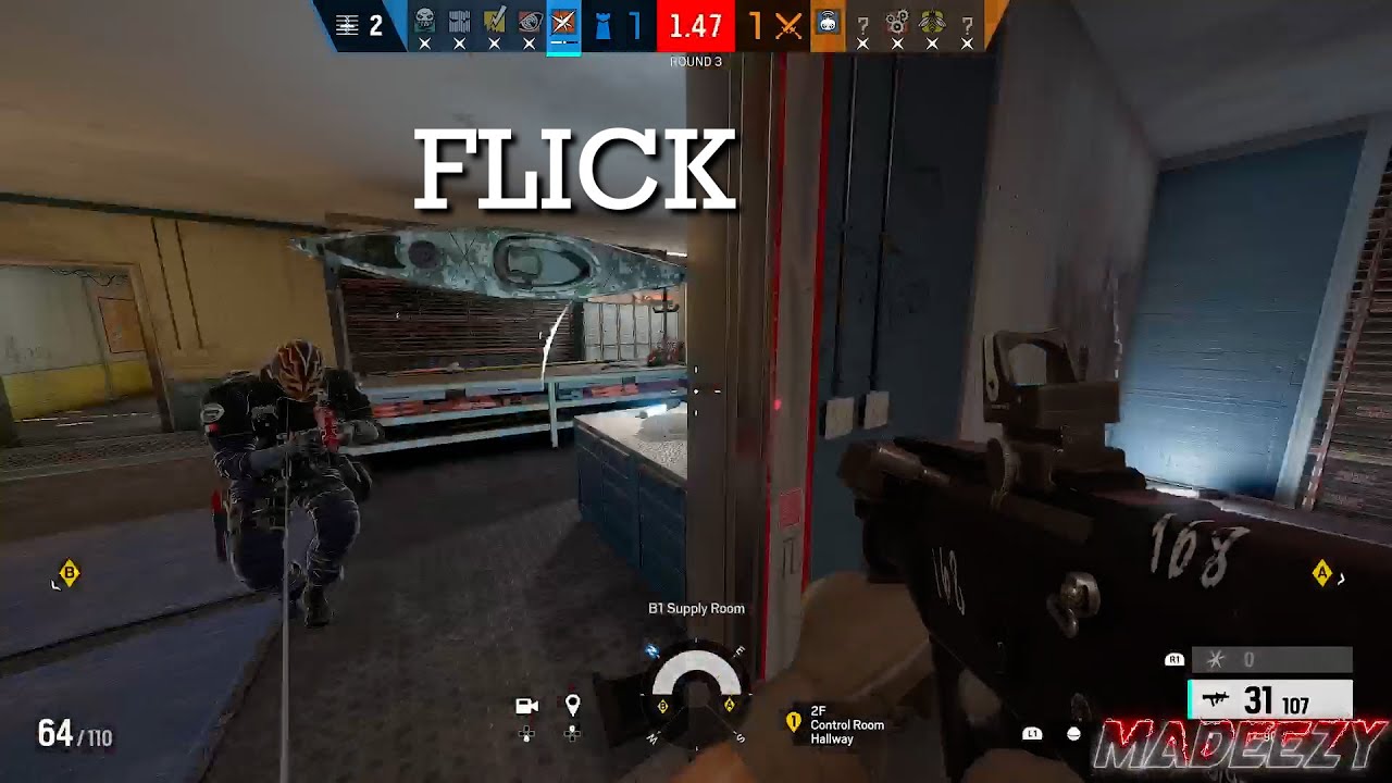 ONE SECOND CLUTCH FLICK! - Rainbow Six Siege Operation Solar Raid - YouTube