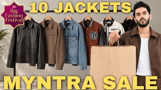 10 Best Jackets from Myntra Big Fashion Festival Sale 
