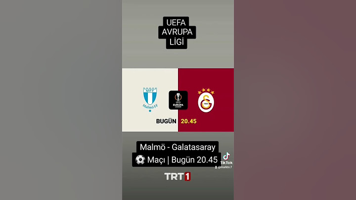Malmö - Galatasaray / Uefa Avrupa Ligi ⚽️ maçı | Bugün 20.45 'de TRT 1'de / @galibtv7