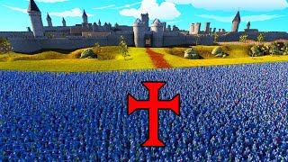 5,000,000 Crusader Knights Siege CASTLE of JERUSALEM! - Ultimate Epic Battle Simulator 2 UEBS 2 screenshot 3