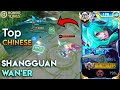 Top chinese shangguan waner legendary skin gameplay  honor of kings