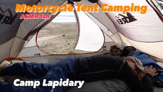 Motorcycle Tent Camping - Stansbury Island, Great Salt Lake, Utah - ASMR by Camp Lapidary 265 views 2 months ago 49 minutes