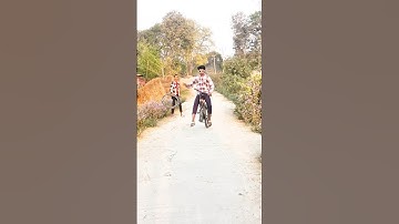how to wheelie in cycle tutorial 17 Seconds 100 subscribe for more 100 #viral #cyclestunt #support