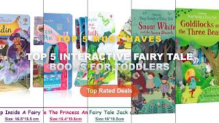Amazing Top 5 Interactive Fairy Tale Books For Toddlers You Need To See - Goldilocks and Three Bears