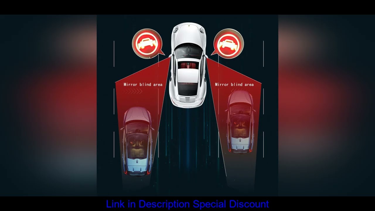 24Ghz Millimeter Wave Radar BSD Blind Spot Detection System Safety Driving Monitoring Assistant