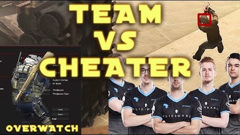 Can A Legit Team Win 1 Round Against A CHEATER!? CSGO OVERWATCH