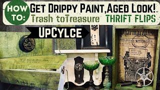 How To: Trash to Treasure Altered UpCycled Items into Gorgeous Home Decor~Industrial~Dark & Moody