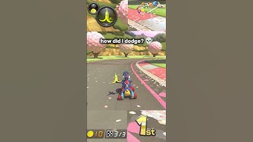 crazy dodge 💀 #mariokart8deluxe #mariokart #shorts #fyp #shortcat
