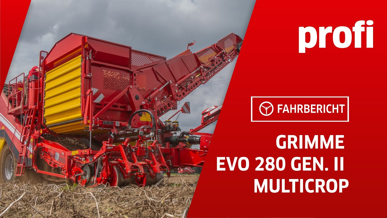 Kartoffelroder Grimme Evo 280 Gen. II Multicrop | profi #Fahrbericht