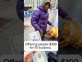 Offering strangers $100 for 15 burpees. #workout  #motivation #interview #fitness