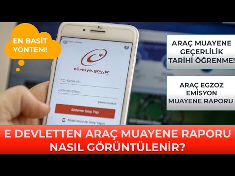 Video: Araç muayene raporumu Uber'den nasıl alırım?