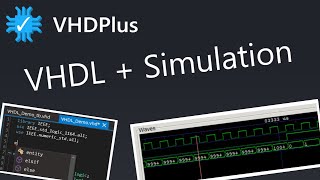 VHDL and the VHDPlus IDE + Simulation with VHDL and GHDL screenshot 1