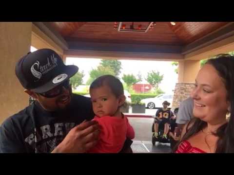 Oakland Raiders Fan Family At Training Camp