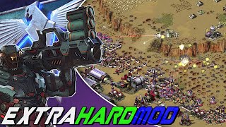 Red Alert 2 - Guardian GI Wall vs Seven Brutal Ai - Extra Hard Mod