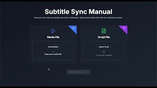 Manual Subtitle Maker | QuickLRC