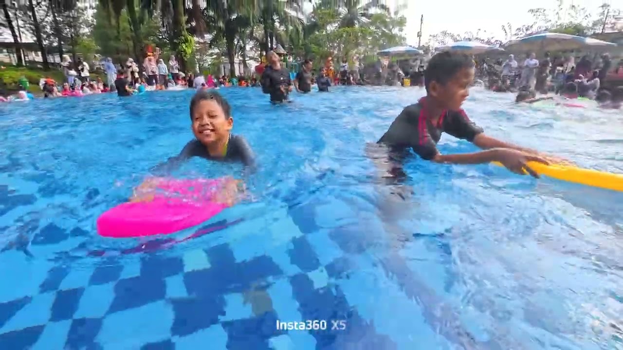 PELAJARAN AQUATIC BERSAMA TEMAN SDN 1 SEMPLAK BOGOR BARAT DI MARCOPOLO BUKIT CIMANGGU CITY