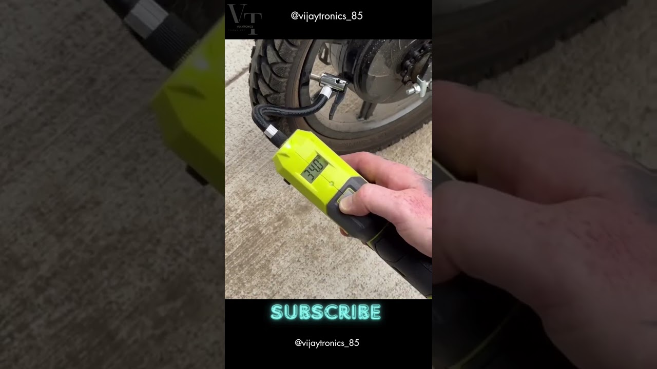 Ryobi's USB Battery-Powered High Pressure Inflator Review 