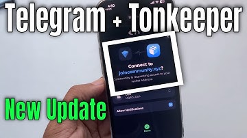 How to Connect Telegram Wallet with Tonkeeper | Full Guide