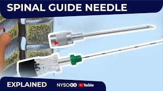 Spinal anesthesia: How to use Guide Needle - Regional Anesthesia Crash Course with Dr Hadzic screenshot 4