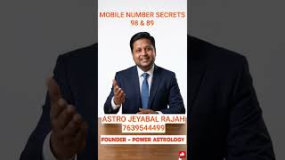 Secrets of Mobile Numerology: Unlock the Power of 98 &amp; 89:  #astrology #tamilastrology #jothidam