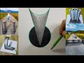 Amazing 3D Art floating on The Paper