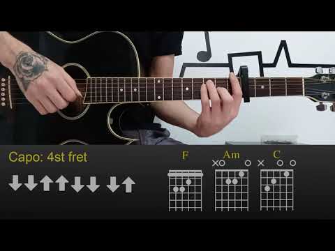 Faouzia x John Legend - Minefields | Easy Guitar Lesson Tutorial With ChordsTabs And Rhythm