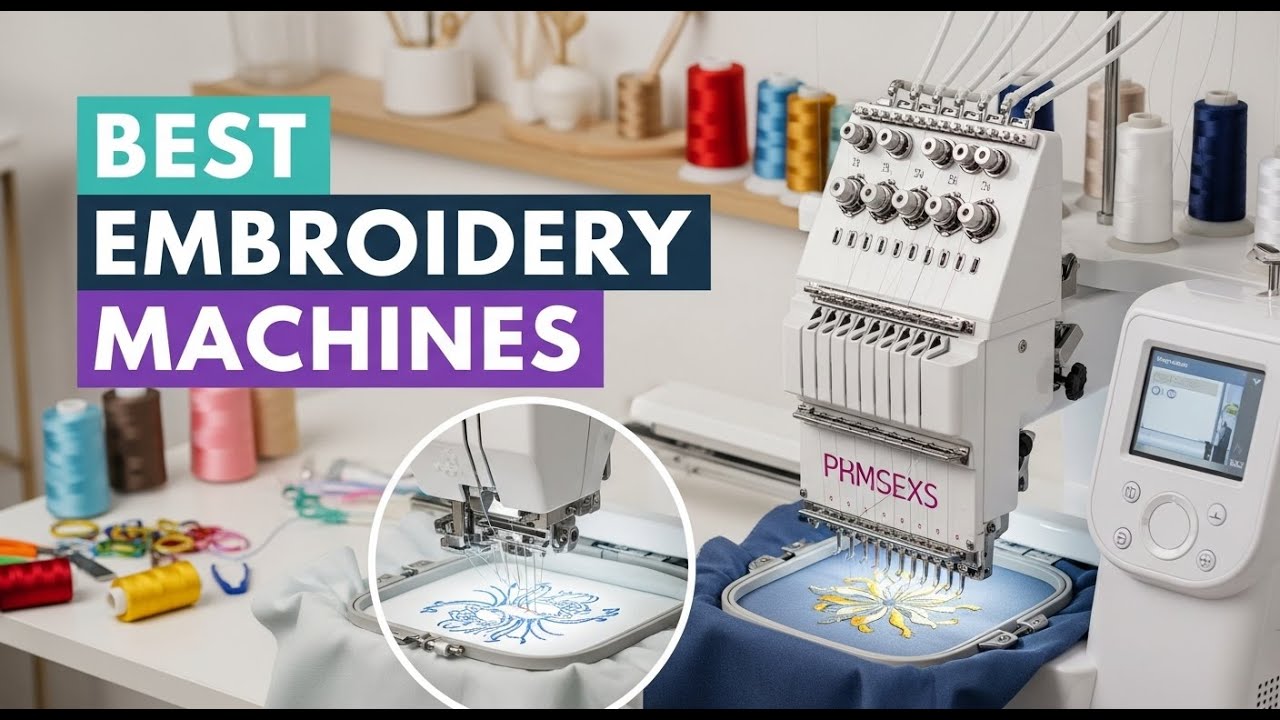 ТОП-5 лучших вышивальных машин 2025 года | Вышивальные машины, которые выведут ваше рукоделие на ...