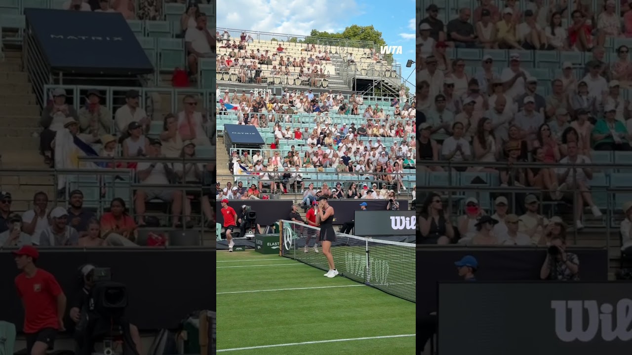 Linda Noskova powers into her first career final on grass with a win over Eala! #wta #tennis #berlin
