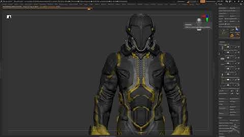Zbrush: Sci Fi Suit Timelapse