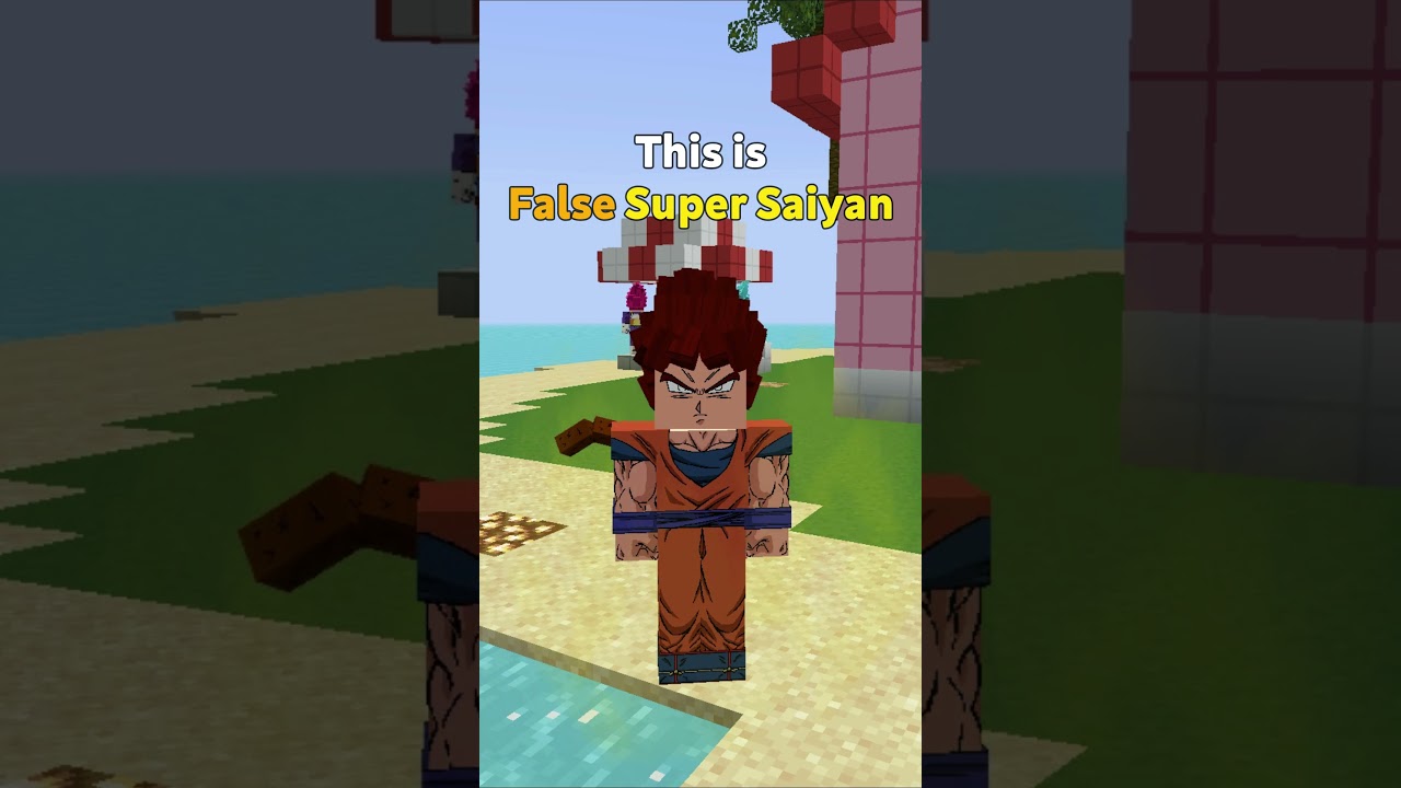 How to go False Super Saiyan in Minecraft Dragon Ball Z - Dragon Block C