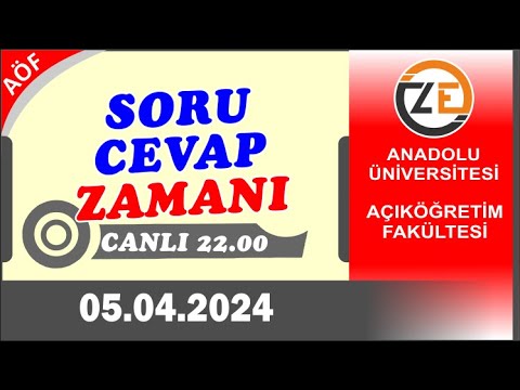 AÖF 05 04 2024 Canlı - 4 Dönem Kuralı 2 milyon öğrencinin kaydı silindi