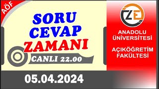 AÖF 05 04 2024 Canlı - 4 Dönem Kuralı 2 milyon öğrencinin kaydı silindi