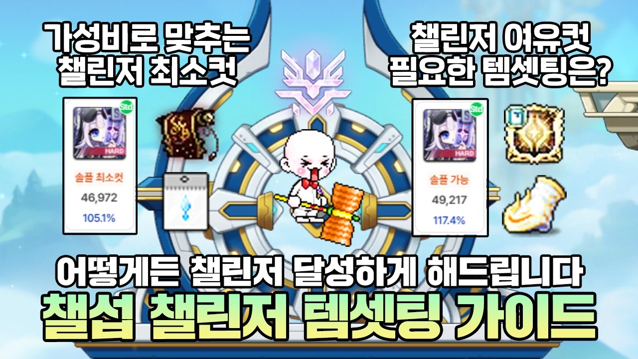 챌린저 달성, 이 영상 하나로 종결해드립니다. 챌섭 시즌4 챌린저 템셋팅 가이드