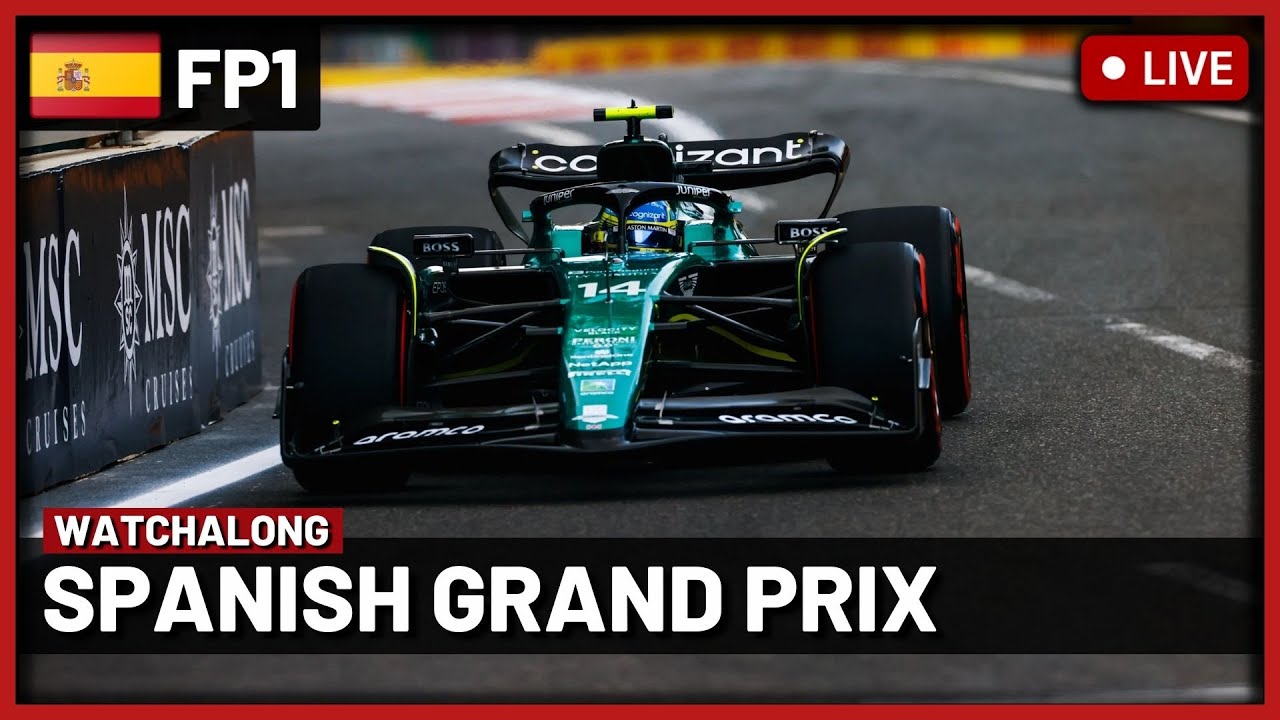 F1 Live - Spanish GP Free Practice 1 Watchalong Live timings + Commentary 
