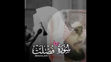 القارئ الشيخ رعد محمد الكردي حالات واتس اب راحة نفسية ما تيسر من سورة فصلت