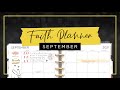 My French Romance Faith Planner Theme :: September Plan with Me Classic Happy Planner Quadrant