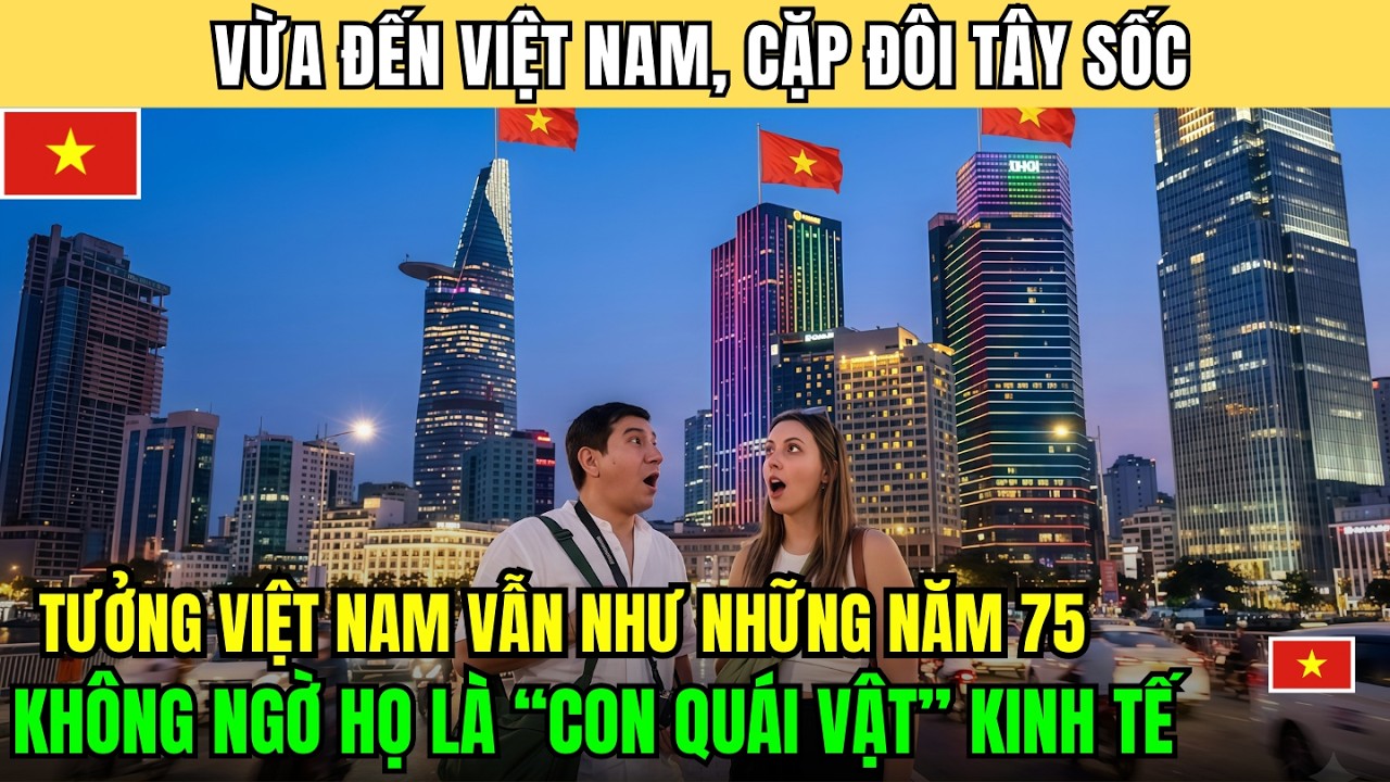 Vừa Đặt Chân Đến Việt Nam, Cặp Đôi Mỹ Kinh Ngạc Khi Thấy 1 