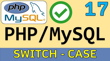 Estructura Condicional SWITCH en PHP | Curso PHP y MySQL # 17