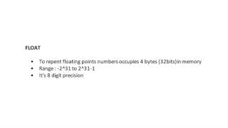 What is FLOAT In C++ Programming
