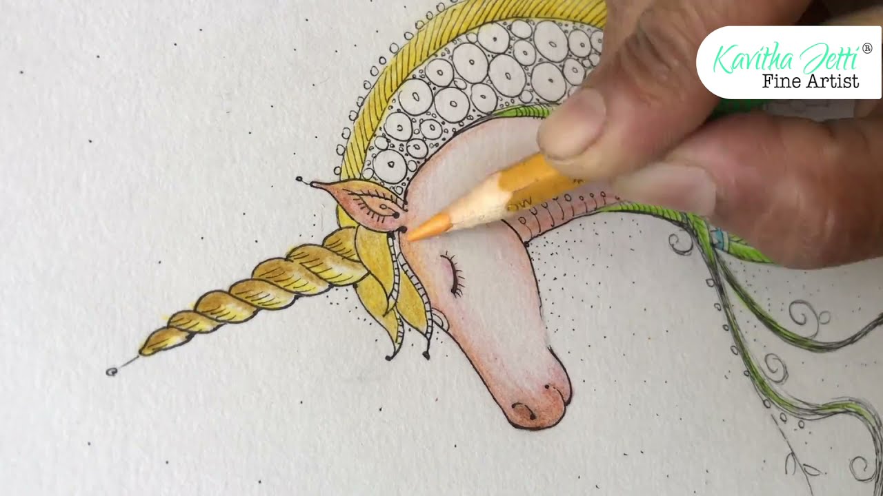 How to do Unicorn Art | Unicorn drawing