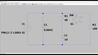 RLC Transient Analysis in LTSpice