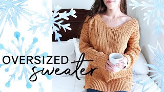 How to Crochet an Oversized Sweater