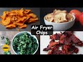 4 types of airfryer chips recipes/healthy chips recipes for air fryer/easy air fryer chips recipes