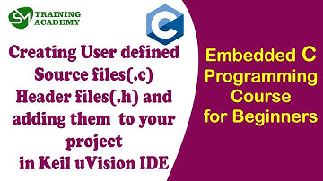 Creating User defined files in Keil uVision IDE