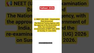 #reneet2026 #shortsfeed #neetlatestnews #neetupdate #neetaspirants #ytshorts