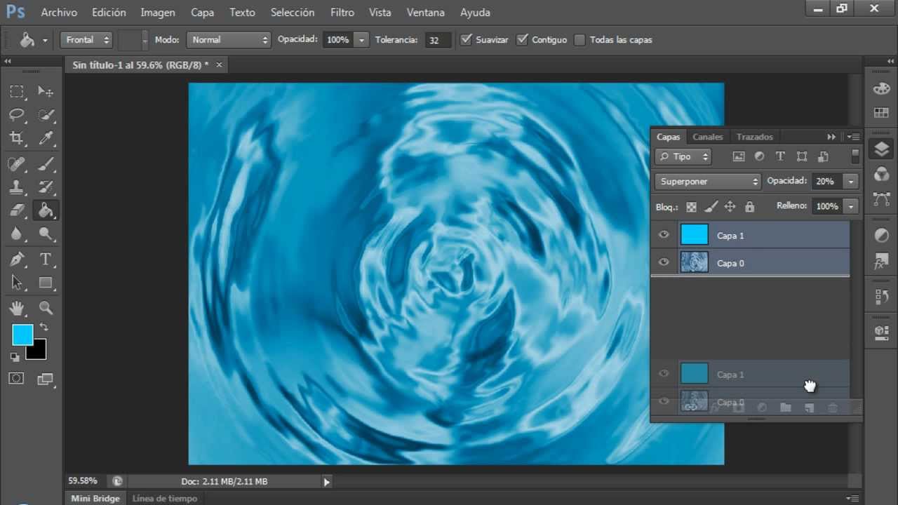 png how to in make photoshop agua en hacer CS6 Photoshop efecto de Como  YouTube